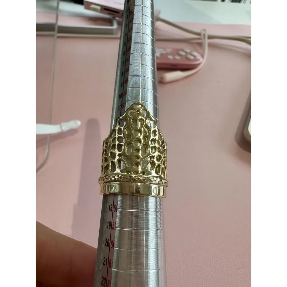 NWOT Kendra Scott Paige in Gold Filigree Size 8 Ring
